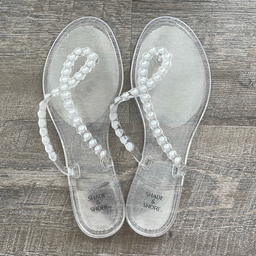Target Shade & Shore Clear Pearl Sandal